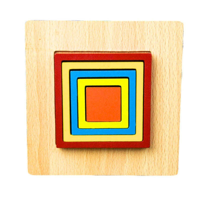 Wooden 3D Geometric Square Puzzle – Unlock Creativity & Sharpen Your Mind