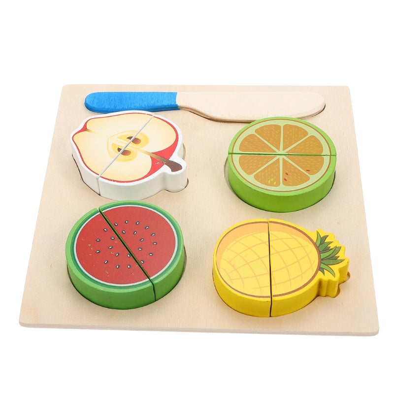 Fruit Cutting Wooden Toy Set – Fun & Educational Play for Toddlers