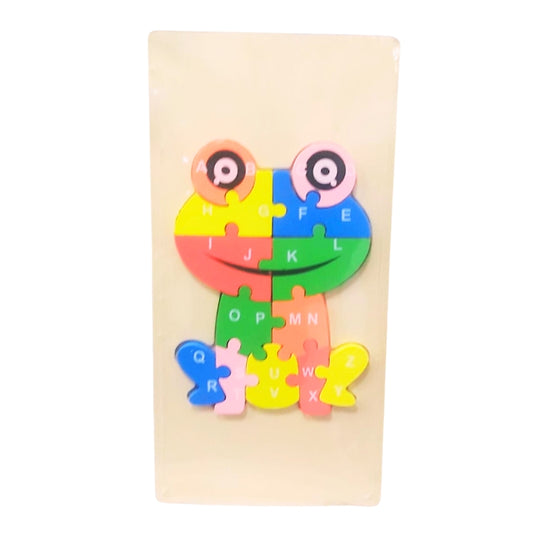 Enchanting Wooden Frog Puzzle – A Creative and Fun Learning Adventure for Kids