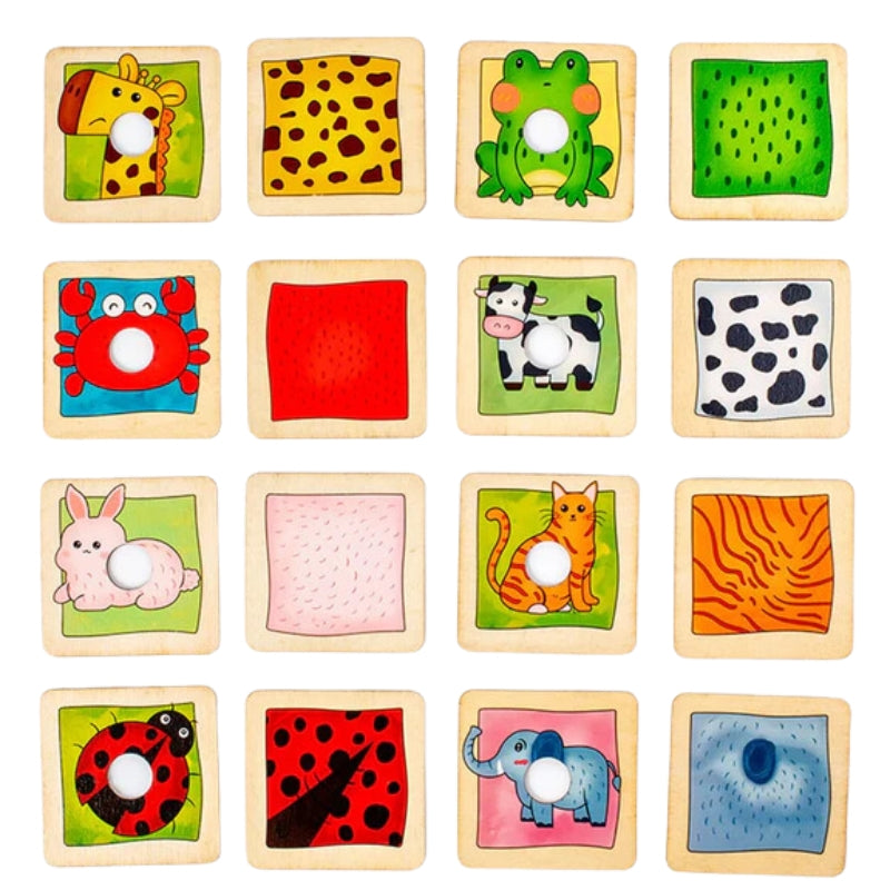 Animal Texture Matching Puzzle – Fun Sensory Learning Game