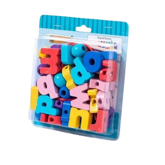 Colorful Alphabet Lacing Beads – Fun Educational Letter Stringing Toy for Kids