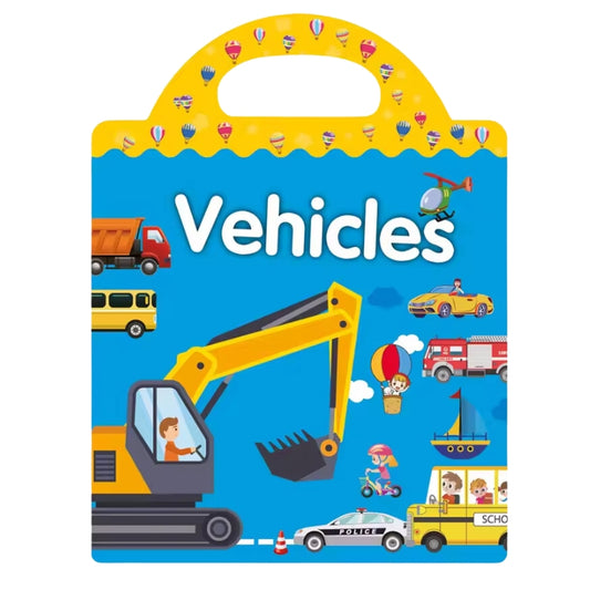 Colorful Vehicle Stickers Set – Fun and Creative Decoration for Kids Projects