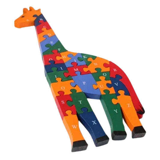 3D Wooden Giraffe Jigsaw Puzzle – Creative & Fun Educational Toy for Kids