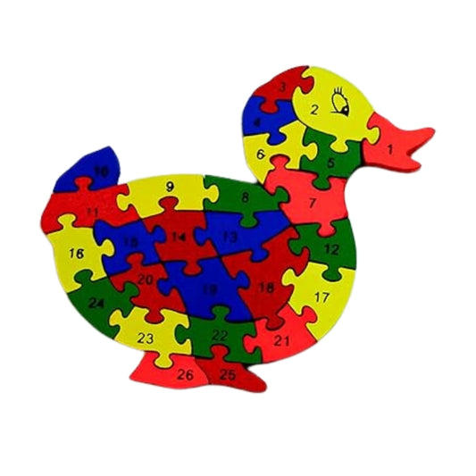 3D Wooden Duck Jigsaw Puzzle – Premium Educational Toy for Kids