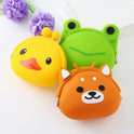 Cute Animal Silicone Coin Purse - Fun & Durable Storage for Kids (Assorted)