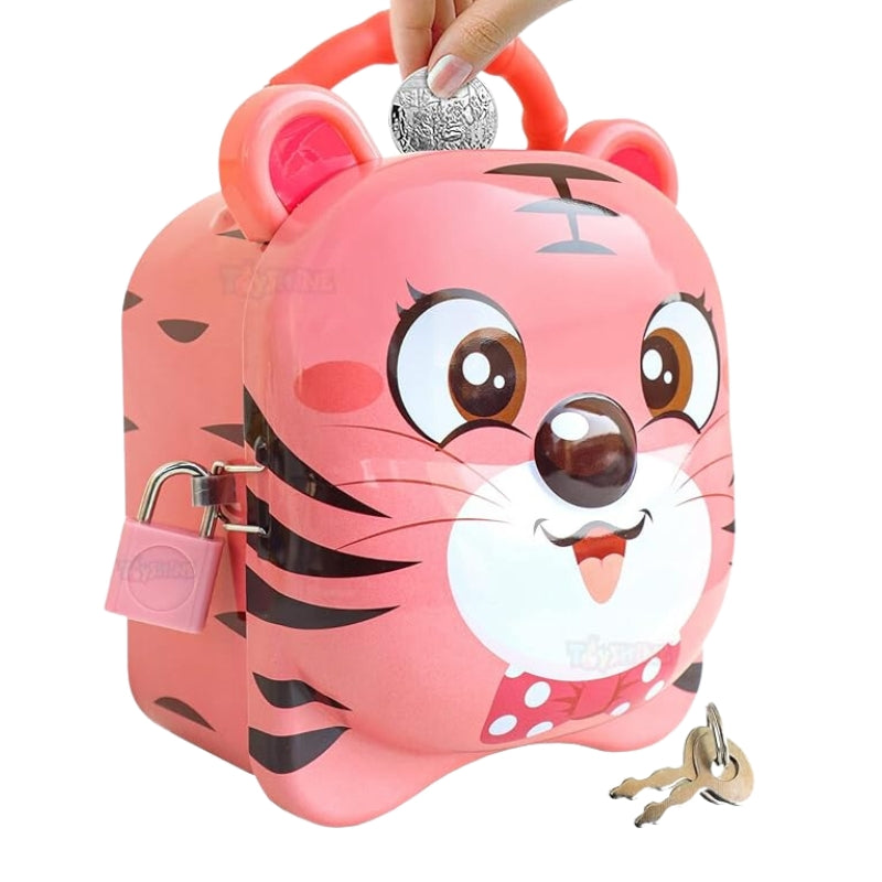 Fun Tiger-Themed Money Saving Box for Kids