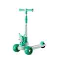 3-Wheel Foldable Flash Scooter – Light-Up Foot Ride for Kids