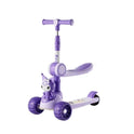 3-Wheel Foldable Flash Scooter – Light-Up Foot Ride for Kids