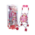 Lovely Baby Doll Stroller Set – Realistic Sounds & Accessories for Fun Roleplay