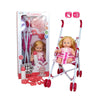 Lovely Baby Doll Stroller Set – Realistic Sounds & Accessories for Fun Roleplay
