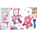 2-in-1 Supermarket & Makeup Playset Transformable Trolley for Stylish Roleplay Fun