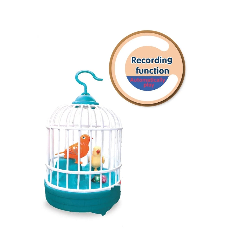 Chirpy Tunes Voice Controlled Musical Birdcage Lights, Sounds & Interactive Fun
