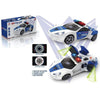 Electric Police Car with Lights & Sounds Rotating Door Adventure