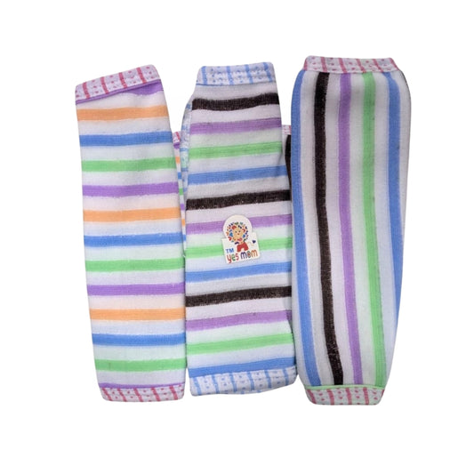 Newborn Baby Face Towel – Soft & Gentle – Multicolor Pack of 3