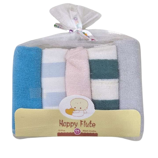 5 Pcs Baby Towles – Soft, Reusable & Multi-Purpose Towels for Newborns