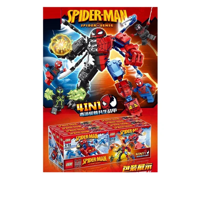 Mini Superhero Building Block Figures Set Compatible with Lego