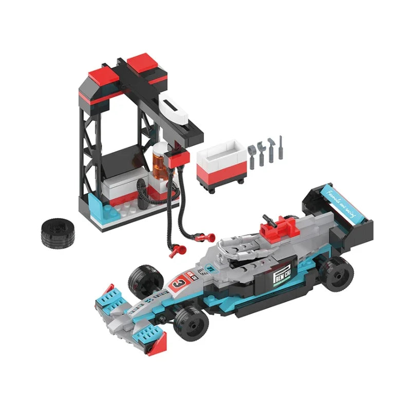 COGO Formula Racing Car Building Block Set Speedy Fun for Kids