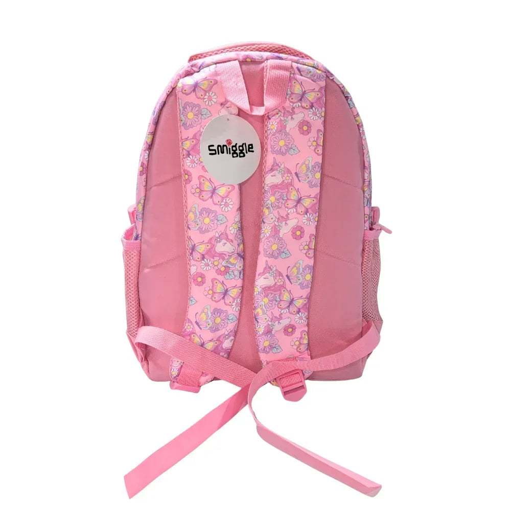 Smiggle Cute Pink Unicorn School Bag – 16 Inches (GT2525)