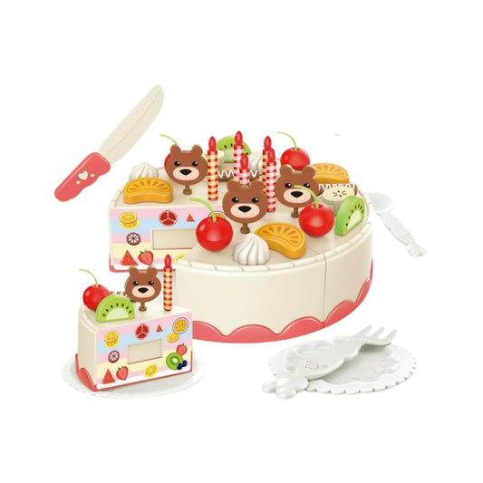 Kids Cake Making Toy Play Set Fun Baking Kit (17.5×6.5×16 cm)