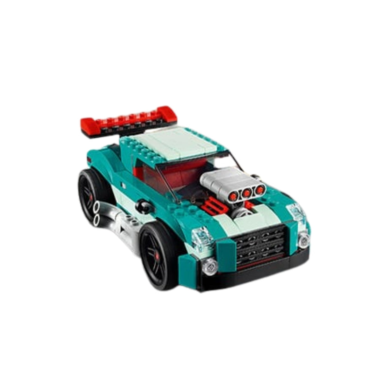 LEGO Creator 3 in 1 Street Racer Car Block Set (Without Box)