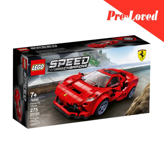 LEGO Speed Champions 76895 Ferrari F8 Tributo Toy Cars Building Kit (Without Box)