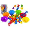 Educational Colour Sorting toy Dinosaurs 48 pieces (Assorted)