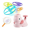 Catching Games Flying Disc Launcher Toy for Kids