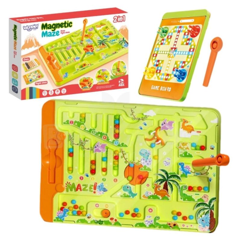 Magnetic Maze Chess Fight Chess 2in1