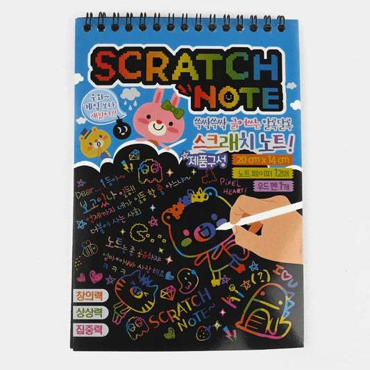 Scratch Note Books Creative Drawing Pad for Kids (Assorted)