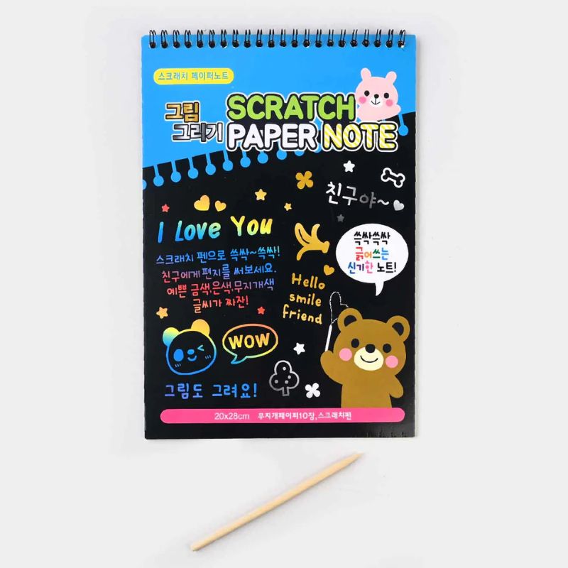 Scratch Art Note Paper Books For Kids
