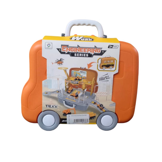 Engineering Series Truck Play Set Portable Construction Carry Case