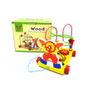 Wooden Clown Trailer Activity Toy