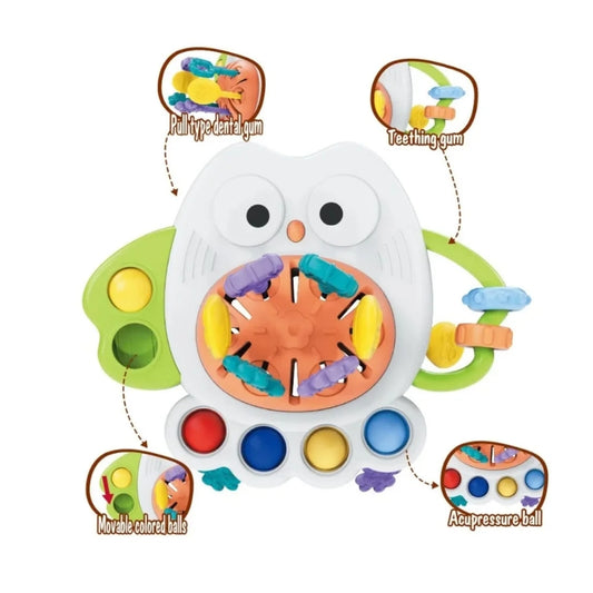OWL Fun Squeeze & Pump Toy
