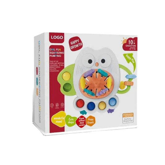 OWL Fun Squeeze & Pump Toy