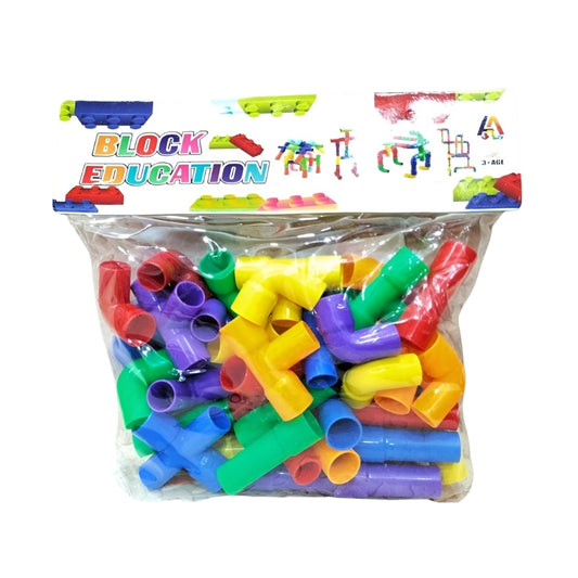 Creative Pipe Building Blocks Set 42 Pieces Fun Construction Toy (A-A:5115)