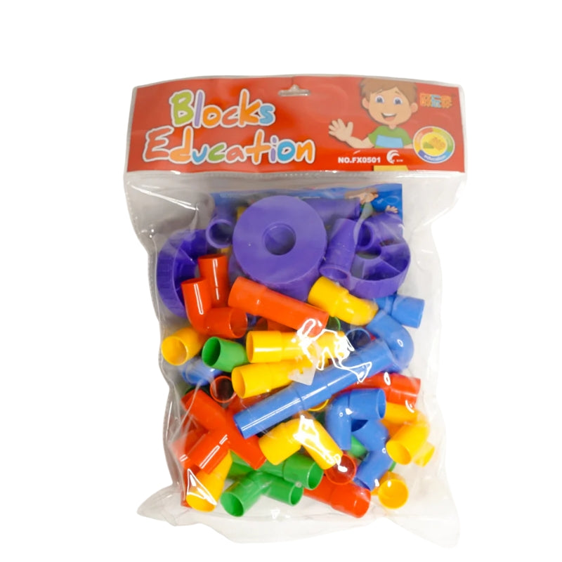 DIY Building Blocks Pipe Shape Construction Set (TK004-10)
