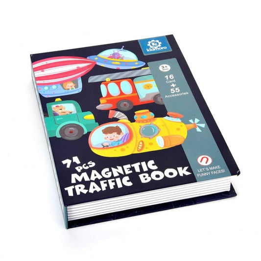 Magnetic Traffic Book 71 Pieces (Model No. 8726-43)