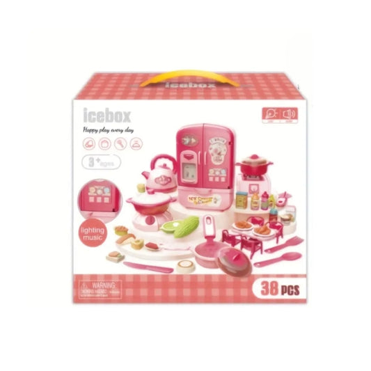 Kitchen Set With Light & Music 38 Piece Play Set for Kids