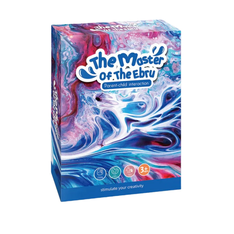 The Master of Ebru 6 Color Parent-Child Interaction Art Set