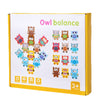 Colorful Stacking Owls Wooden Balancing Toy 12 Pcs Set