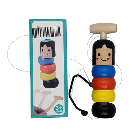 Wooden Magic Little Man Toy Fun Balance & Trick Learning Toy