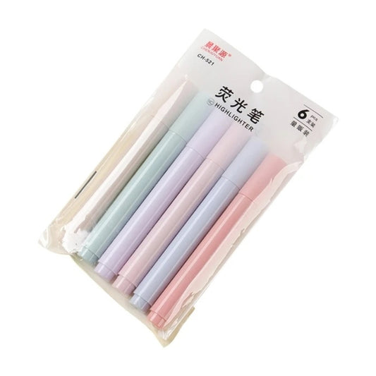 Highlighter Pen Set (Pack of 6) Model #CH-521