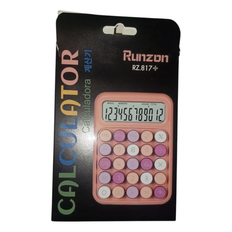 Colourful Compact Calculator with Large Display