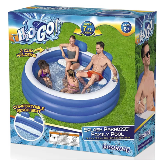 Bestway Splash Paradise Family Pool 7'7" x 7'2" x 31" (54422)