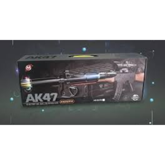 AK47 Style Toy Gun with Lights & Sound – Realistic Kids Action Play Rifle