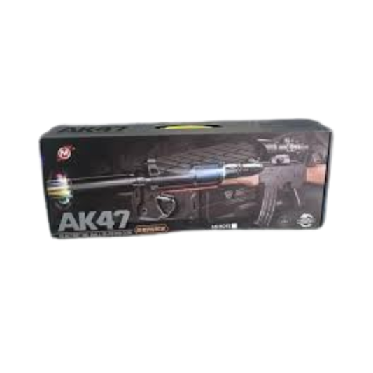 AK47 Style Toy Gun with Lights & Sound – Realistic Kids Action Play Rifle