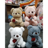 Rose Design Teddy Bear Romantic Soft Plush Stuffed Toy (25cm) (Assorted)