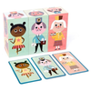 18 Challenges · 6 Wooden Character Cubes  Perfect for travel