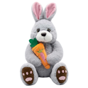 Bunny Plush Stuff Toy with Carrot 40cm Soft & Cuddly Rabbit Teddy