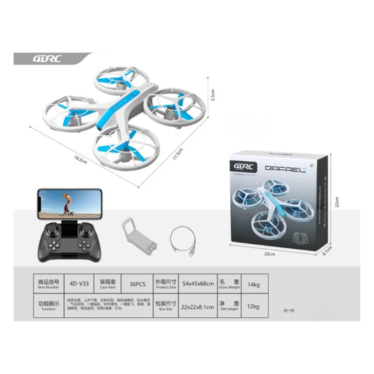 4DRC 4D-V33 RAFAEL Remote Control Quadcopter Drone Toy